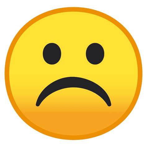 Zamračený Obličej Emoji Klipart Zdarma Ke Stažení Transparentní Png