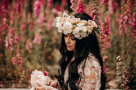 Foxgloves Are Forever Bridal Inspiration West Coast Weddings