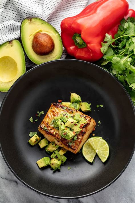 Quick And Easy Sea Bass With Avocado Salsa