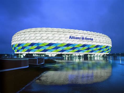 Herzog & de meuron, basel when a match is on, the entire synthetic skin of the stadium lights up in red or blue, depending on which of the two home teams is. Save the Date: Football Production Summit set for Allianz ...