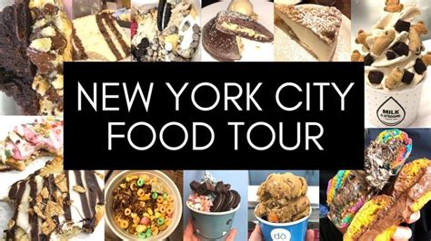 Nyc Food Tour Best Food New York City Youtube Nyc Food Tour Food