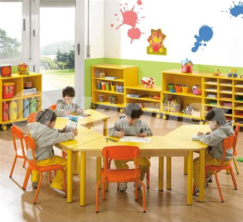 Te presento una colección de fichas de preescolar para trabajar en el aula, refuerza conceptos de colores, figuras geométricas, trazos, números, cantidades y letras. Mesa trapecio para escuelas (con imágenes) | Mobiliario ...