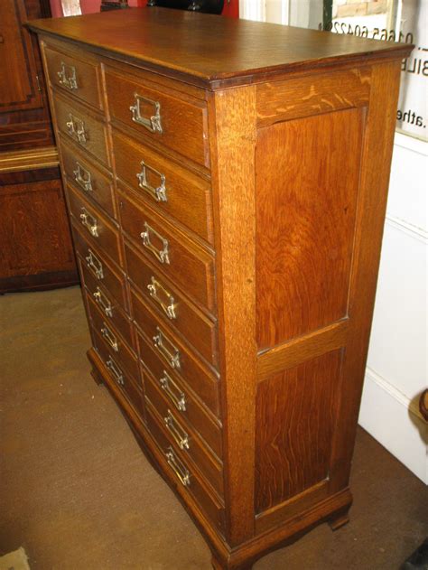 Oak Collectors Cabinet With Specimens Antiques Atlas