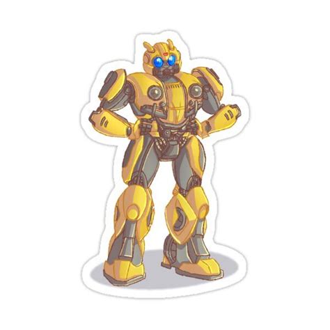 Bumblebee Bumblebee The Movie Transformers Sticker For Sale By Lynethings Stickers