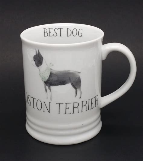Fringe Studios Boston Terrier Best Dog Ceramic Coffee Mug 12 Oz
