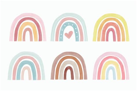 Bohemian Rainbow Vector Art Icons And Graphics For Free Download