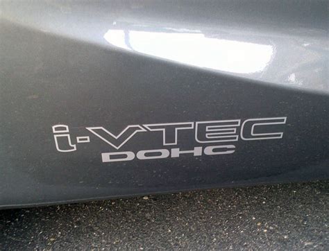 Pair 2x Decals Honda I Vtec Dohc Emblem Logo Vinyl Decal Etsy