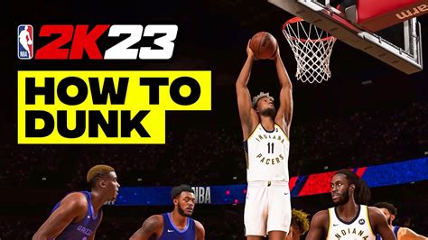 How To Dunk In 2k23 Youtube