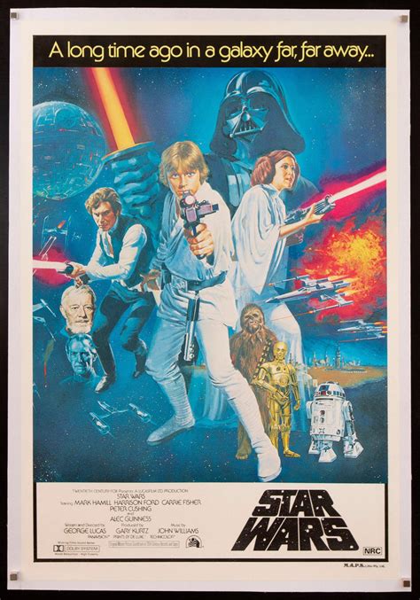 Star Wars Movie Poster 1977 1 Sheet 27x41