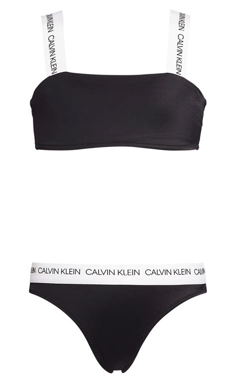 Calvin Klein Bikini Bandeau 800300 Black
