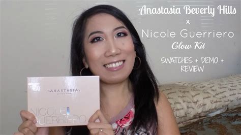 Nicole Guerriero X Anastasia Beverly Hills Glow Kit Swatches Demo Review Youtube