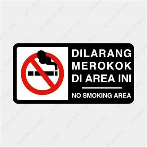 Jual Rambu Plang Dilarang Merokok Cm X Cm Plat Alumunium Di Seller Takama Store Cigending