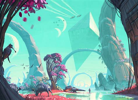 See The Concept Art That Inspired No Mans Sky Time