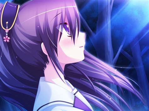 Purple Anime Wallpapers K Hd Purple Anime Backgrounds On Wallpaperbat