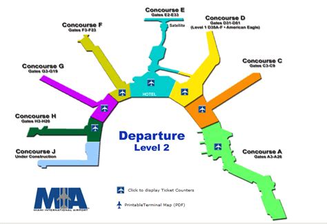 25 Miami International Airport Map Online Map Around The World