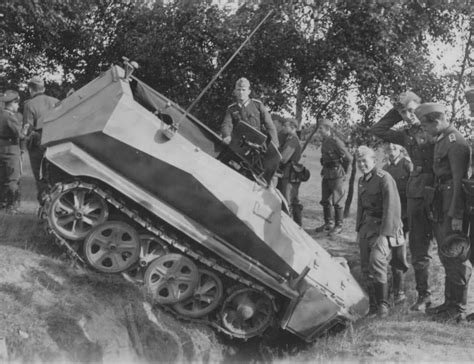 German Light Armoured Halftrack Sdkfz 250 World War Photos