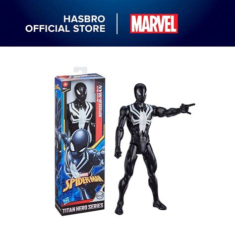 Marvel Spider Man Titan Hero Villians Black Suit 12 Inch Hobbies