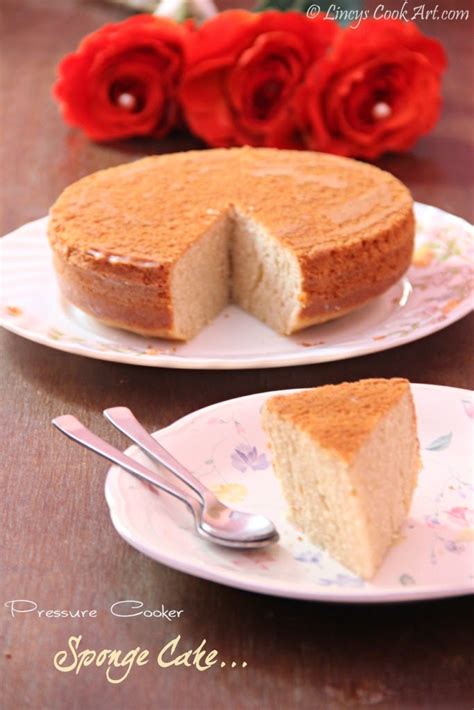Using only three ingredients, you will get the most moist, leveled cake that pairs perfectly don't open the oven door during the baking process because the cake can collapse when hit with a sudden temperature change. Pressure Cooker Sponge Cake/ Cake without Oven ~ Lincy's Cook Art
