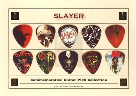 Slayercommemorative Guitar Pick Collection