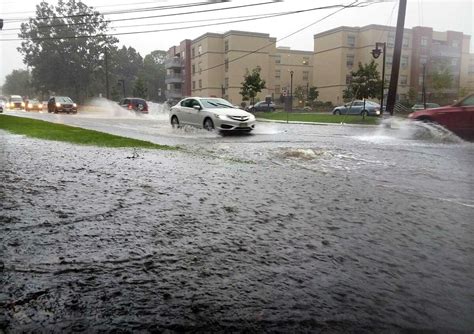 Flooding Prompts Water Rescues Stranded Cars