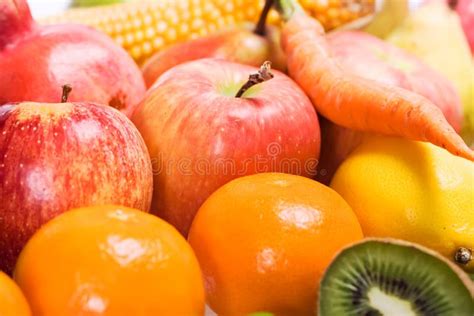 Fresh Fruits And Vegetables Stock Image Image Of Crop Healthy 6591183