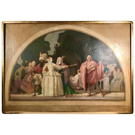 Large 19th Century French Oilcanvas Titled ‘byblis By Pierre Poujol