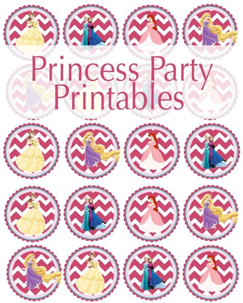 Free Princess Birthday Printables Printable Templates