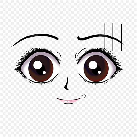 Surprised Expression Hd Transparent Anime Character Cartoon Cute Face