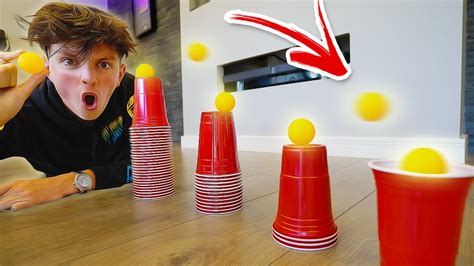 Insane Ping Pong Trick Shots Impossible Challenge