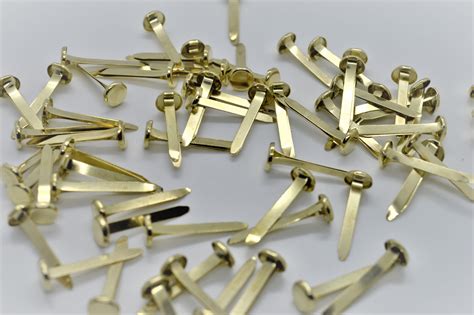 Gold Paper Clips 19mm Split Pin Fastener Pins Office School Etsy Uk