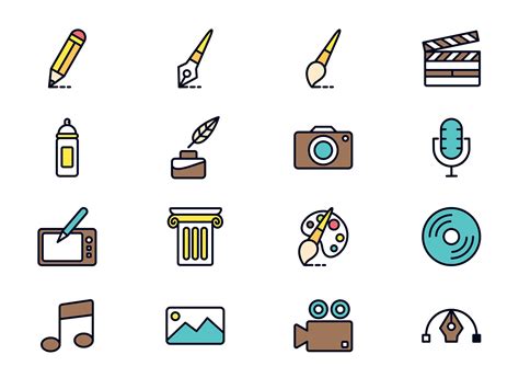Art And Design Vector Icons