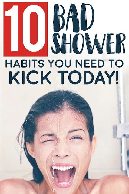 Bad Shower Habits For Your Health Awarenesses