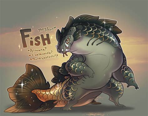 Fish By Skelefrog Creature Drawings Mythological Creatures Mythical