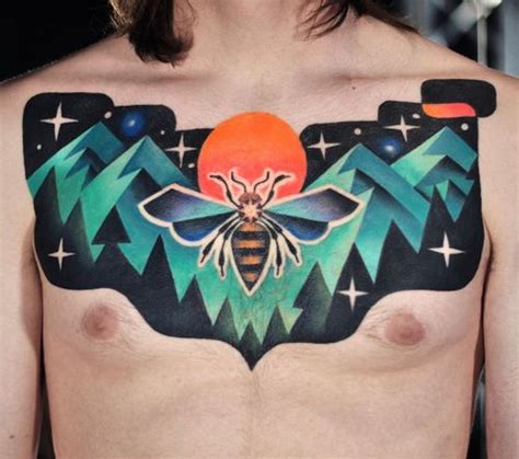Chest Tattoos The Definitive Inspiration Guide Traditional Chest Tattoo Cool Chest Tattoos