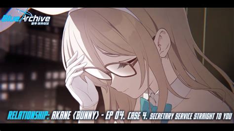 Blue Archive Relationship Story Akane Bunny Ep Case