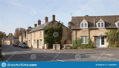 Stone Houses In Bampton West Oxfordshire In The United Kingdom