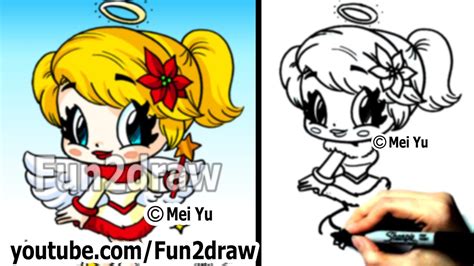 Please like, comment, and share. How to Draw Christmas Chibi - How to Draw an Angel - Draw ...