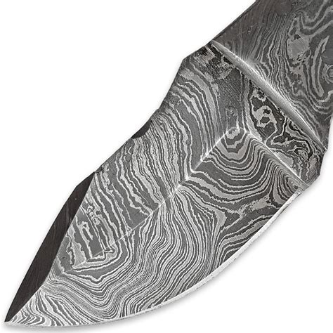 1095hc Damascus Steel Skinner Knife Blank Diy Make Your Own Handle