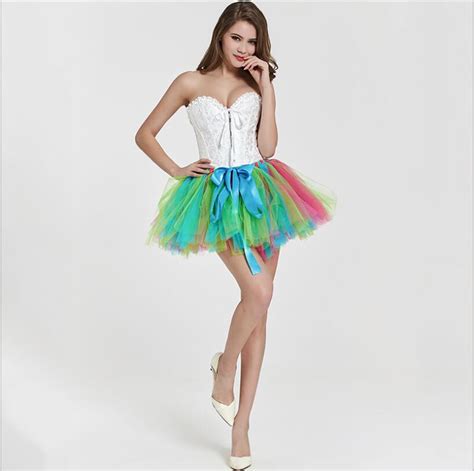 2018 handmade mix color tulle skirt sexy mini skirts bundles gall gown skirt women clothing high