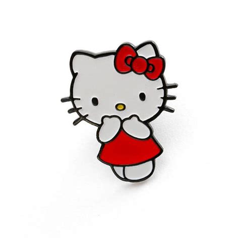 Hello Kitty Lapel Pin — Kittea Cat Lounge And Cafe