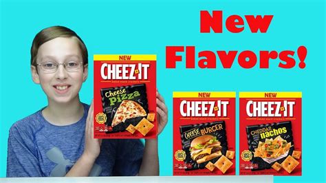 Sit down and eat every last one. NEW CHEEZ-IT FLAVORS! PIZZA, NACHOS, CHEESEBURGER TASTE ...