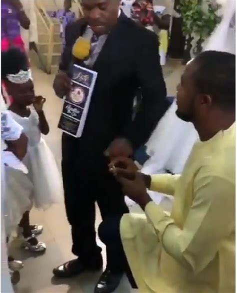 Wedding celebration join us online via ubn tv, facebook vnclip & website stream. Pastor Stops Man From Proposing To His Daughter During A ...