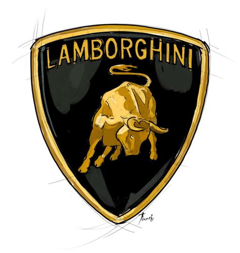 Download High Quality Lamborghini Logo Drawing Transparent Png Images