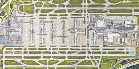 Terminals In Atlanta Airport Atl Hartsfield Jackson Map