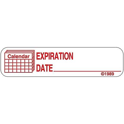 Expiration Date Stickers