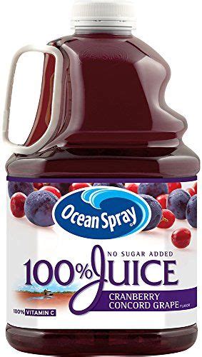 Ocean Spray 100 Juice Cranberry Concord Grape 1014 Ounce Pack Of 6