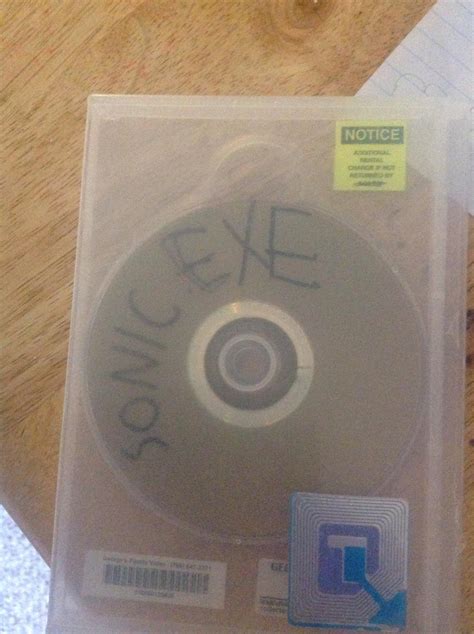 The Real Sonicexe Cd By Peyton The Echidna On Deviantart