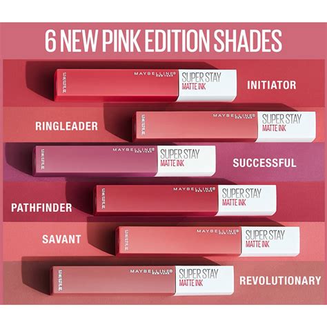 Jual Maybelline Superstay Matte Ink Pink Edition Shopee Indonesia