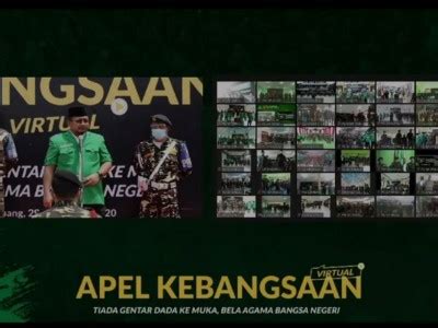 6 410 Anggota Banser Se Jawa Ikuti Apel Kebangsaan Virtual