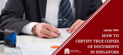 Can you certify photocopies of documents as certified true copy? How to Certify True Copies of Documents in Singapore ...